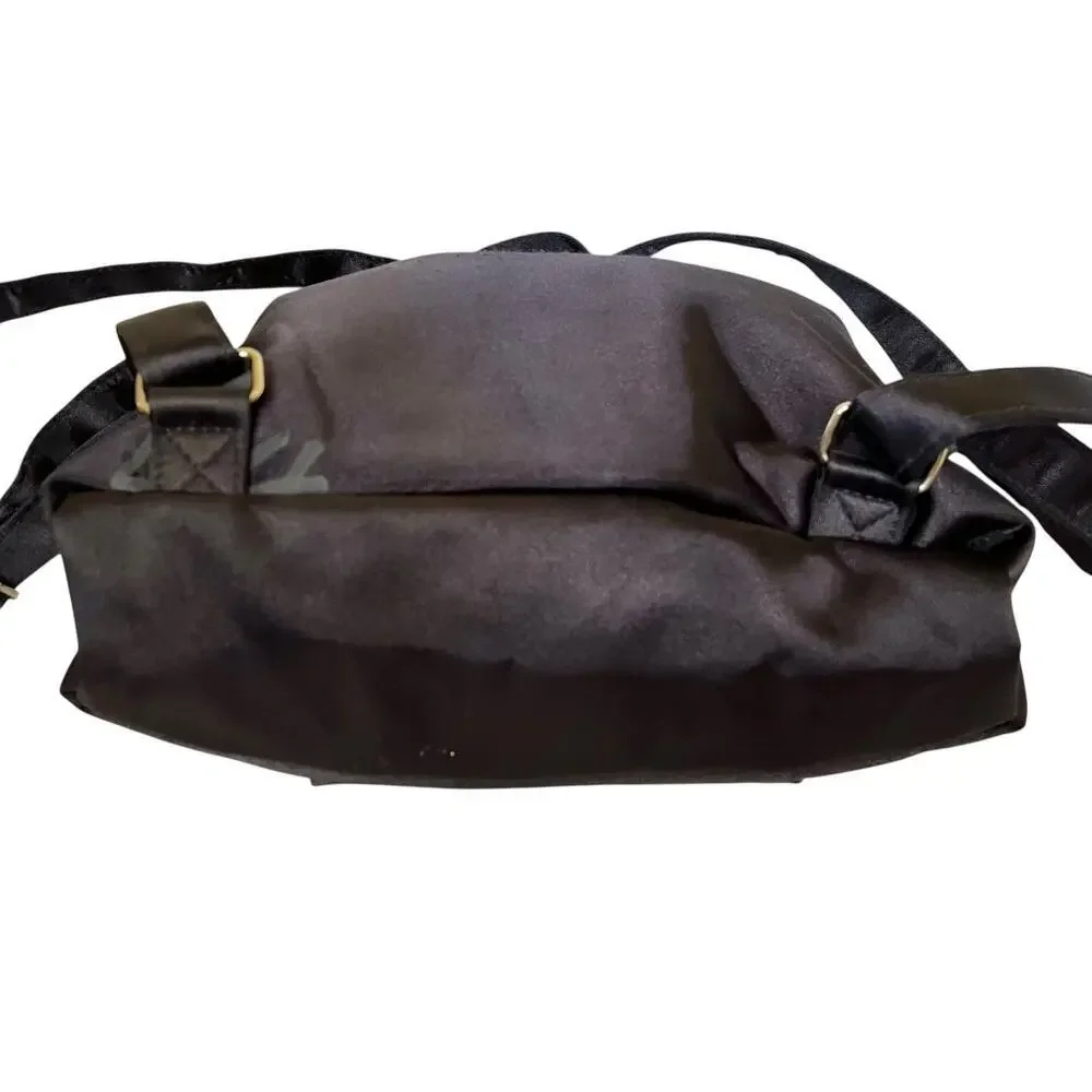 Ralph Lauren Polo Sport Vintage Navy Blue Satin Mini Backpack